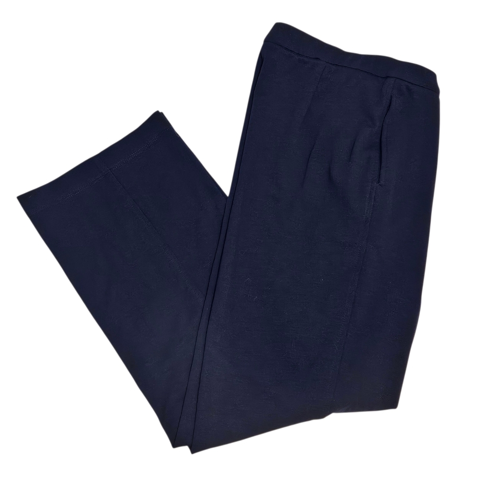 Alia Pull-On Dark Blue Dress Pants